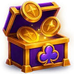 Malle au trésor garnie de pièces d'or, symbole de la caisse