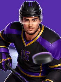 Palet noir sur la glace, rubrique hockey